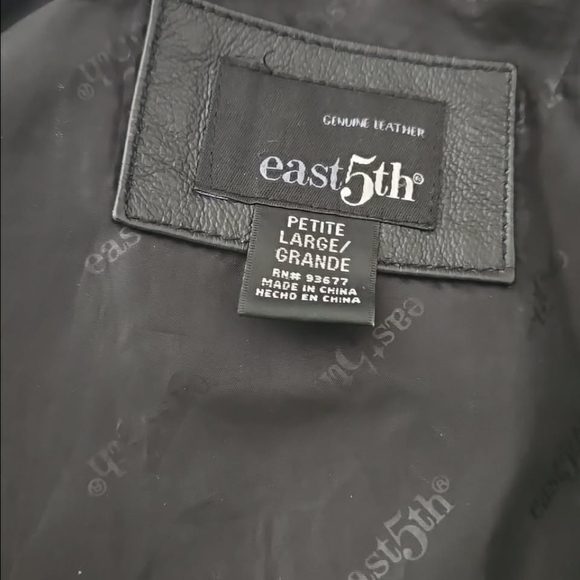 East 5th Leather Car Coat - Picture 4 of 11